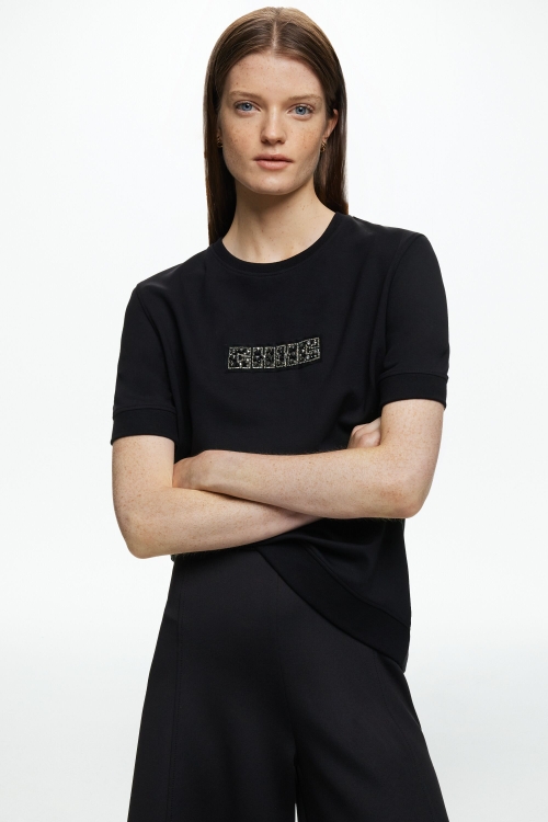 CH 2020 SHORT-SLEEVED KNIT SWEATSHIRT