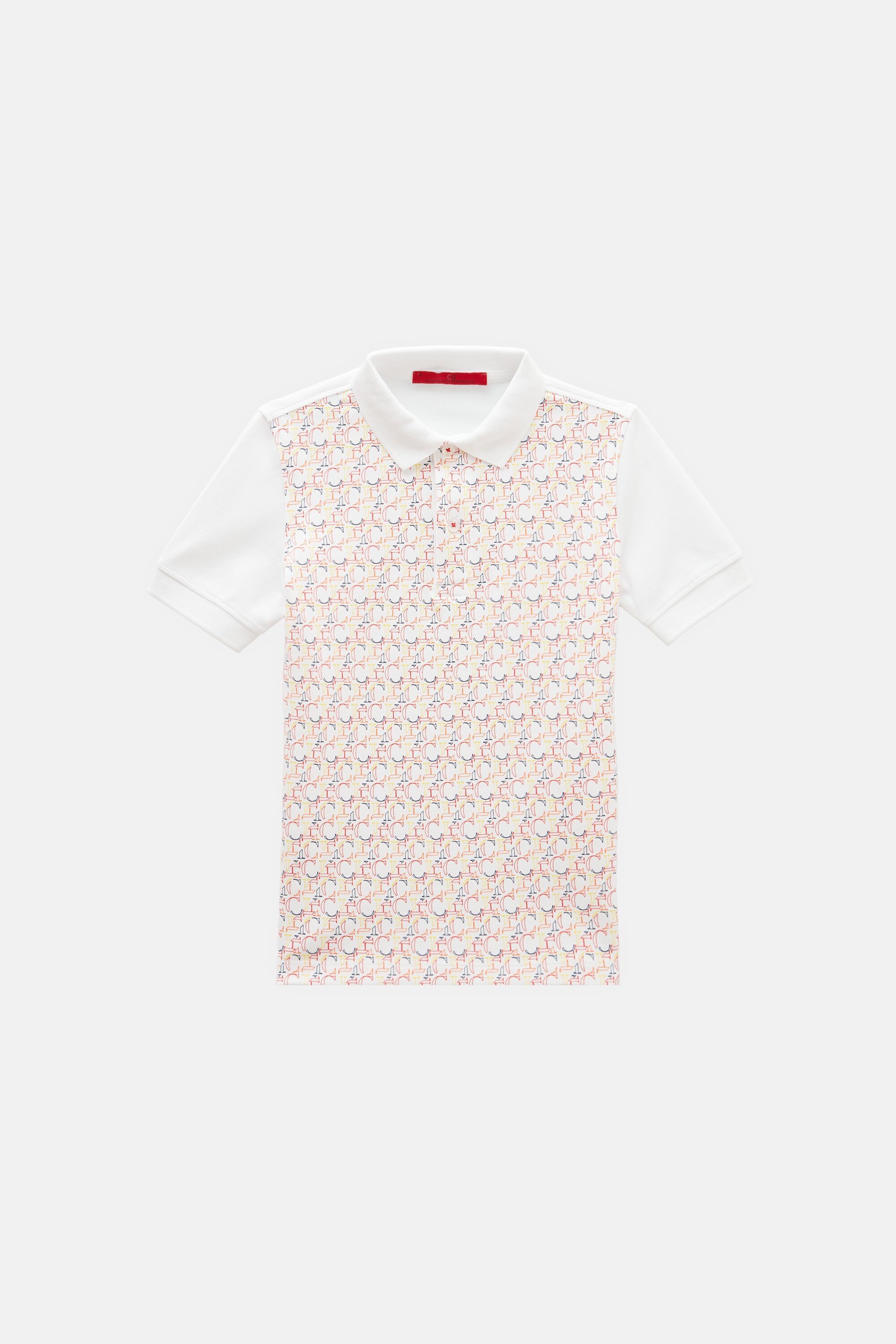 CH print piqué polo shirt