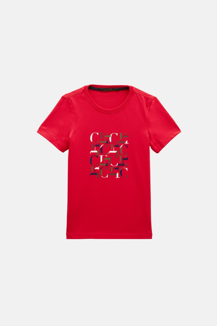 CH flocked t-shirt