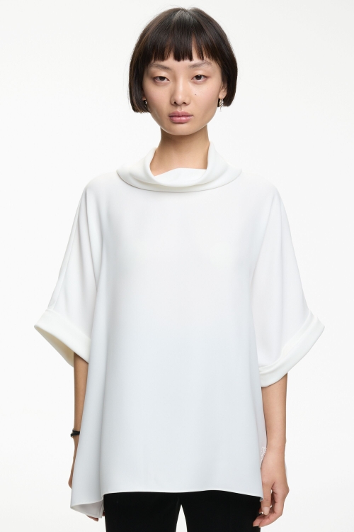 CREPE OVERSIZE TOP