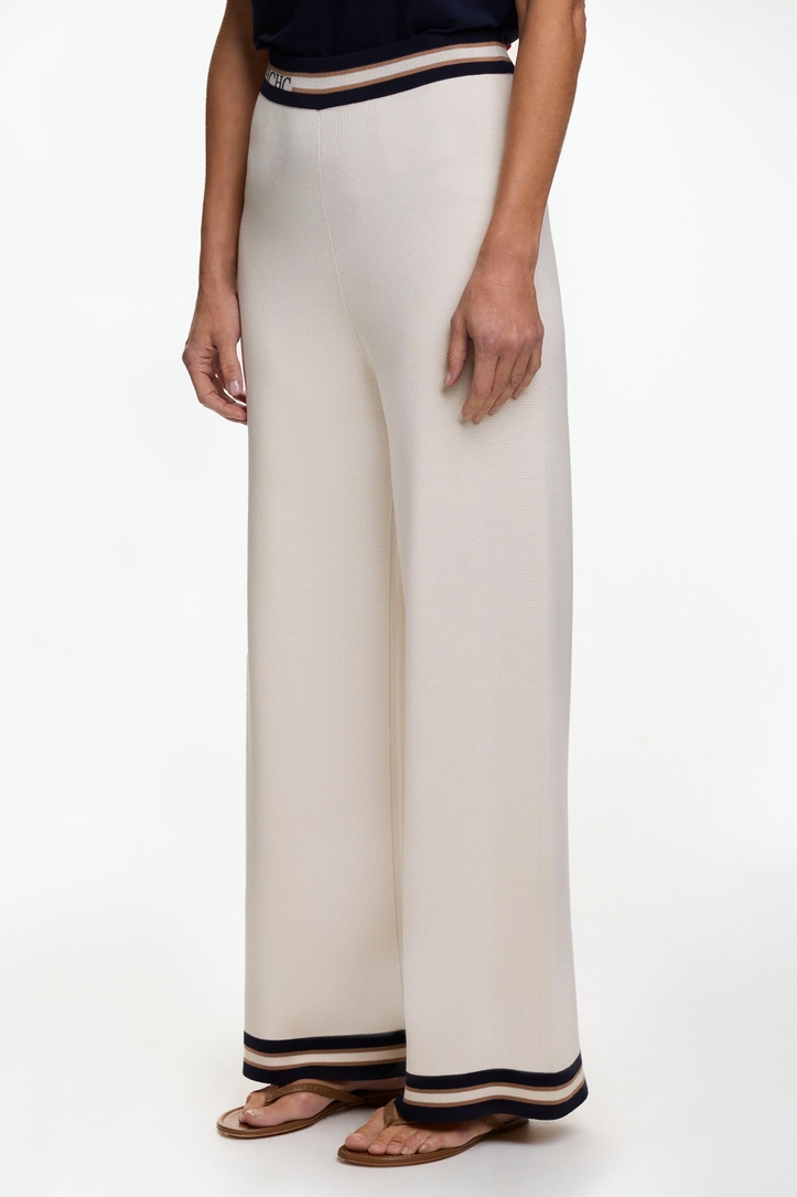 Double-Faced Silk Straight-Leg Pants