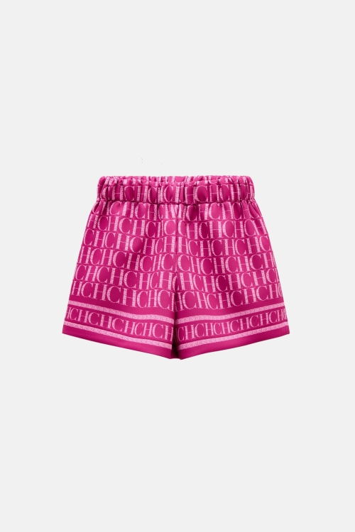 PRINT NEOPRENE BERMUDA SHORTS