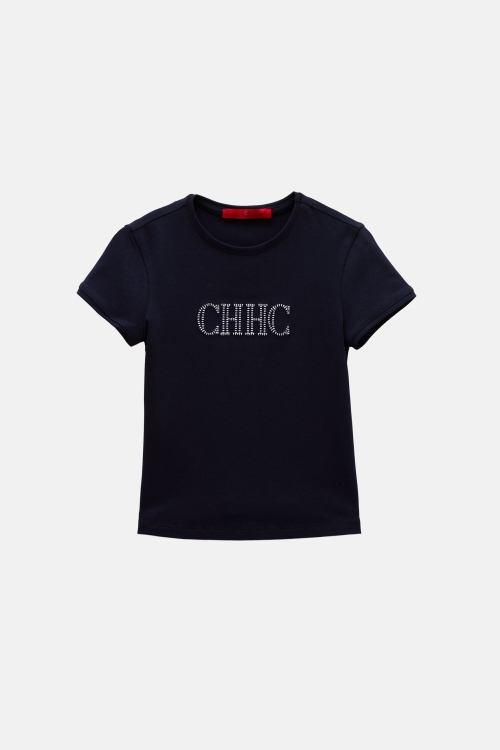 EMBROIDERED CH T-SHIRT