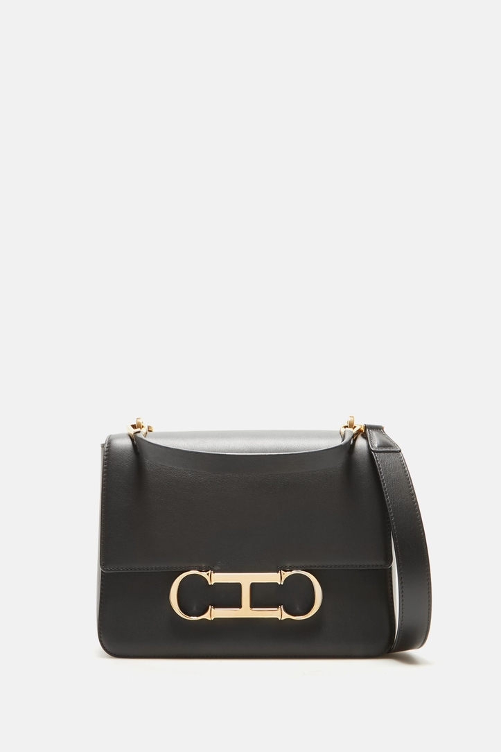 Initials Insignia Satchel | Bolso de mano mediano