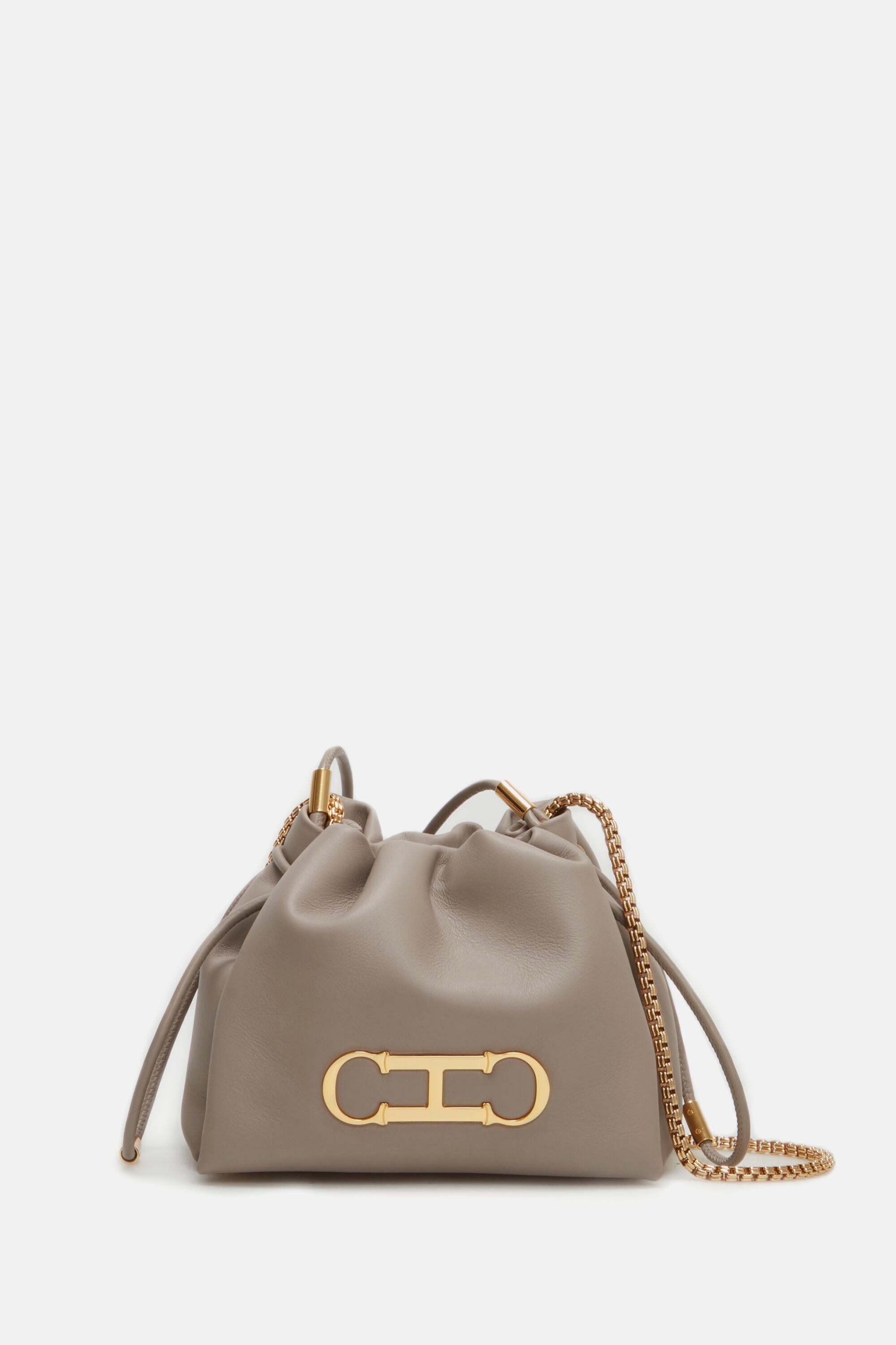 Initials Insignia Soft Bucket | Small cross body bag