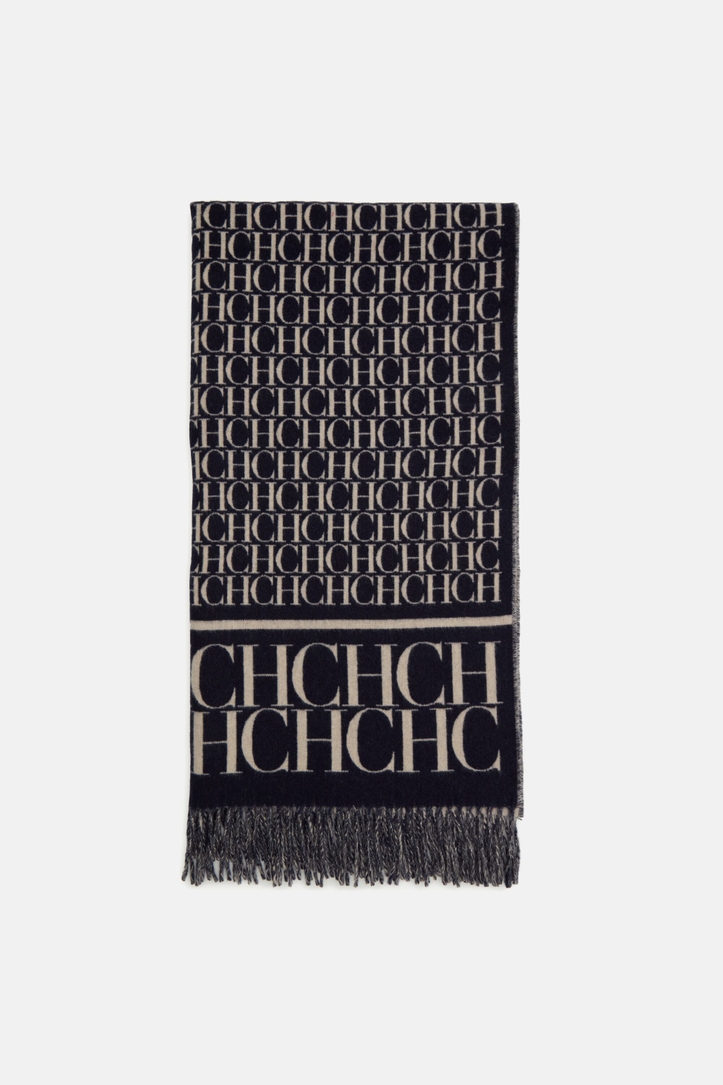 Initials Merino Wool Scarf