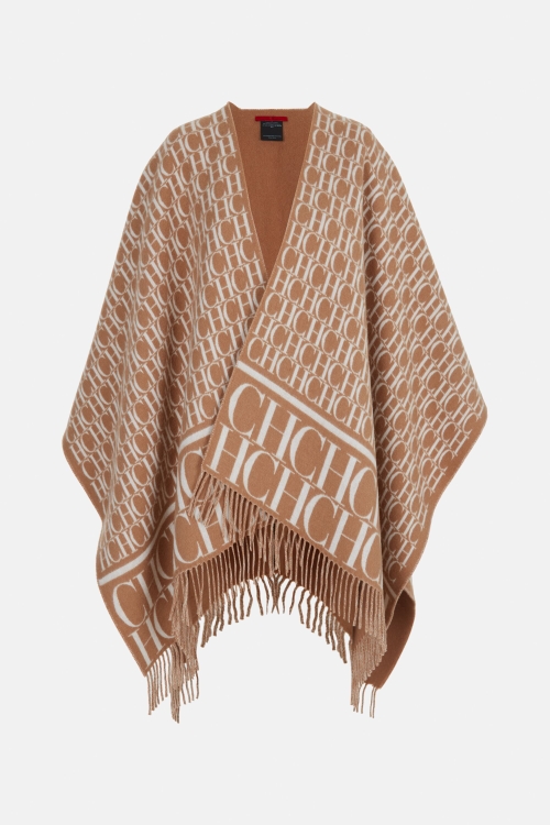 PONCHO REVERSIBLE DE LANA MERINO CH